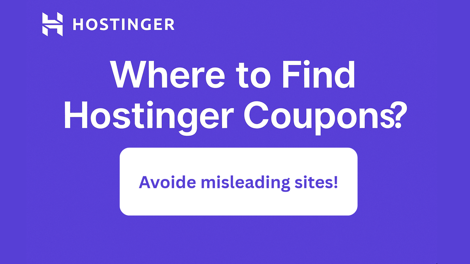 Hostinger Coupon
